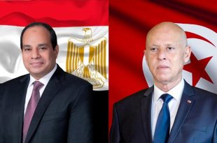 الرئيس قيس سعيّد ونظيره المصري عبد الفتاح السيسي يتبادلان تهاني عيد الأضحى