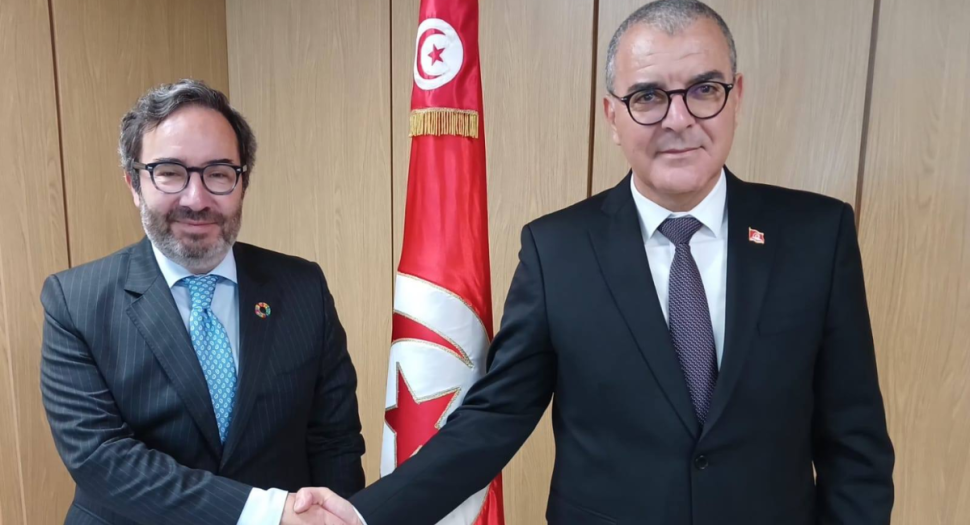 وزير الاقتصاد يبحث مع مكتب الأمم المتحدة لخدمات المشاريع UNOPS دعم البنية التحتية بتونس