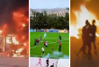 ليبيا اليوم: حريق بمقر رئاسة الوزراء وأعمال شغب في ملعب ترهونة
