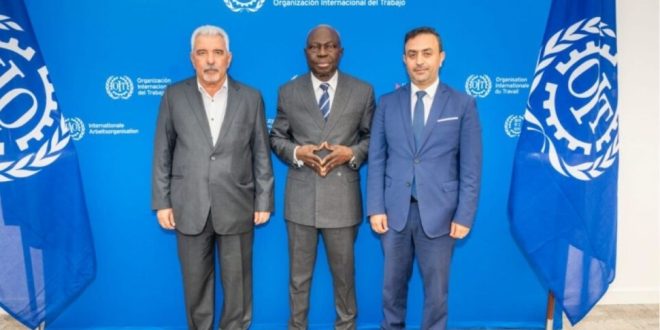 السالمي يبحث الحوار الاجتماعي بتونس مع مدير منظمة العمل الدولية