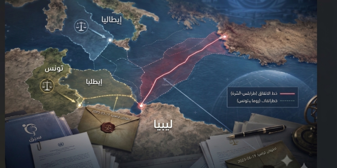 تونس وإيطاليا تعترضان بالأمم المتحدة على الترسيم البحري الليبي التركي - سبق