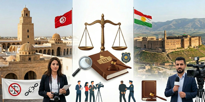 السلطة الرابعة بين حماية الدستور ومكافحة الفساد: قراءة تحليلية للمشهد الإعلامي في تونس وإقليم كوردستان