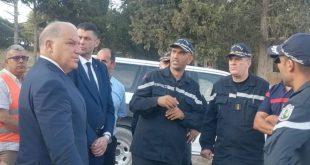 حريق جبل تكرونة بالكاَف: كاتب الدولة للأمن الوطني يشدد على حماية المتساكنين