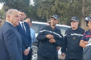 حريق جبل تكرونة بالكاَف: كاتب الدولة للأمن الوطني يشدد على حماية المتساكنين
