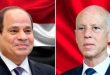 السيسي يؤكد لقيس سعيد استعداد مصر لدعم تونس في مواجهة الحرائق