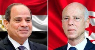 السيسي يؤكد لقيس سعيد استعداد مصر لدعم تونس في مواجهة الحرائق