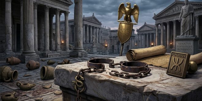 روما في التاريخ لا رحمة للعبيد عند الكاهن الاعظم !
