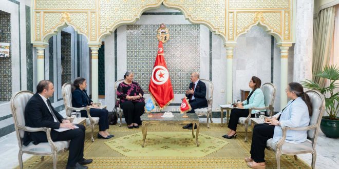 وزير الخارجية يستقبل هانا تيته ويؤكد استعداد تونس لاحتضان مشاورات التسوية السياسية في ليبيا