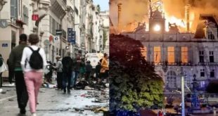 فرنسا تحت السيطرة الأمنية: حريق ببلدية ليموج ونهب متاجر عالمية في ليلة شغب عارمة