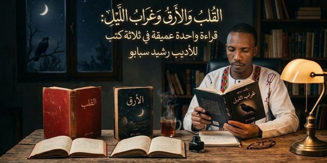 القلب والأرق وغراب الليل: قراءة واحدة عميقة في ثلاثة كتب للأديب رشيد سبابو