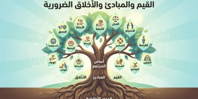القيم والمبادئ والأخلاق الضرورية